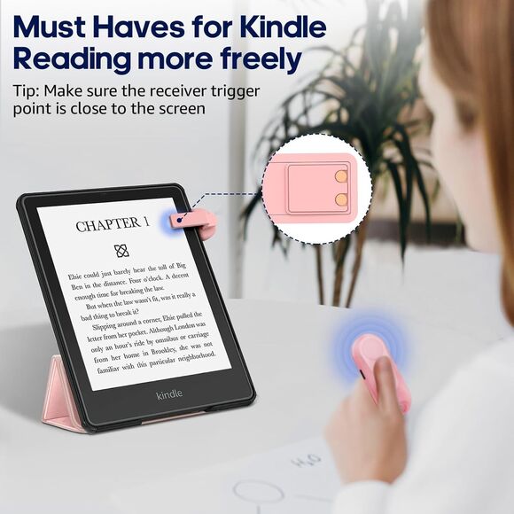 RF Remote Photo and Video, Control Page Turner for Kindle, Tablet And Phone Pink - Picture 4 of 9